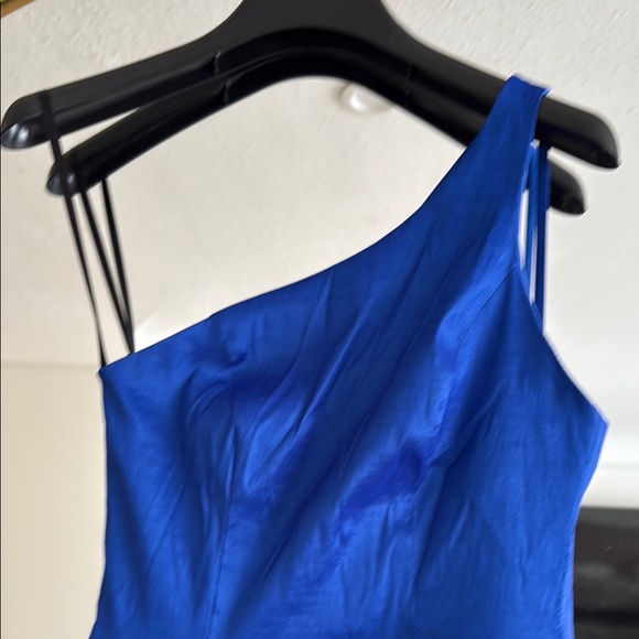 B Darlin Blue One Shoulder Dress - Picture 9 of 9